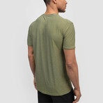 Basic Athletic Tee // Olive Green (Small)