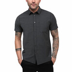 Essential Button Up // Black Heather (3X-Large)