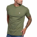 Basic Tee // Olive Green (Small)