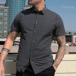 Essential Button Up // Black Heather (3X-Large)