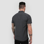 Essential Button Up // Black Heather (3X-Large)