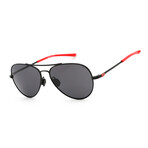 Men's UA Instinct Sunglasses // Black-Red + Gray