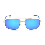 Men's UA 0015/G/S Sunglasses // Palladium + Blue Mirror