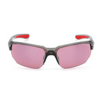 Men's UA 0012/S Sunglasses // Gray-Red + Violet