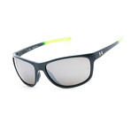 Men's UA Undeniable Sunglasses // Blue + Silver Mirror