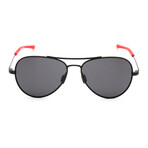 Men's UA Instinct Sunglasses // Black-Red + Gray
