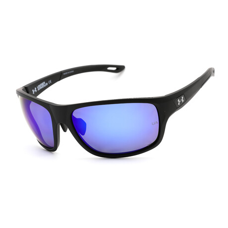 Men's UA 0004/S Sunglasses // Matte Black + Gray Blue