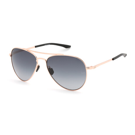Men's UA 0007/G/S Sunglasses // Rose Gold + Gray Shaded