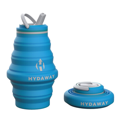 Hydaway Collapsible Water Bottle // 17 Fl. Oz // Set of 2 // Bluebird