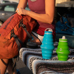 Hydaway Collapsible Water Bottle // 25 Fl. Oz // Set of 2 // Bluebird