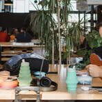 Hydaway Collapsible Water Bottle // 25 Fl. Oz // Set of 2 // Fern