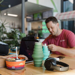 Hydaway Collapsible Water Bottle // 25 Fl. Oz // Set of 2 // Fern