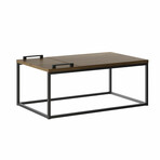 Aliyah Coffee Table // Dark Oak