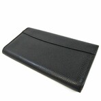 Louis Vuitton // Taurillon Bi-Fold Long Wallet // Noir // Pre-Owned