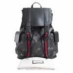 Gucci // GG Supreme PVC Tiger Backpack // Black // Pre-Owned