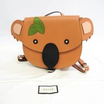 Gucci // Leather Koala Backpack // Black + Brown + Green // Pre-Owned