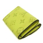 Louis Vuitton // Taigarama Leather Tri-Fold Wallet // Jaune // Pre-Owned