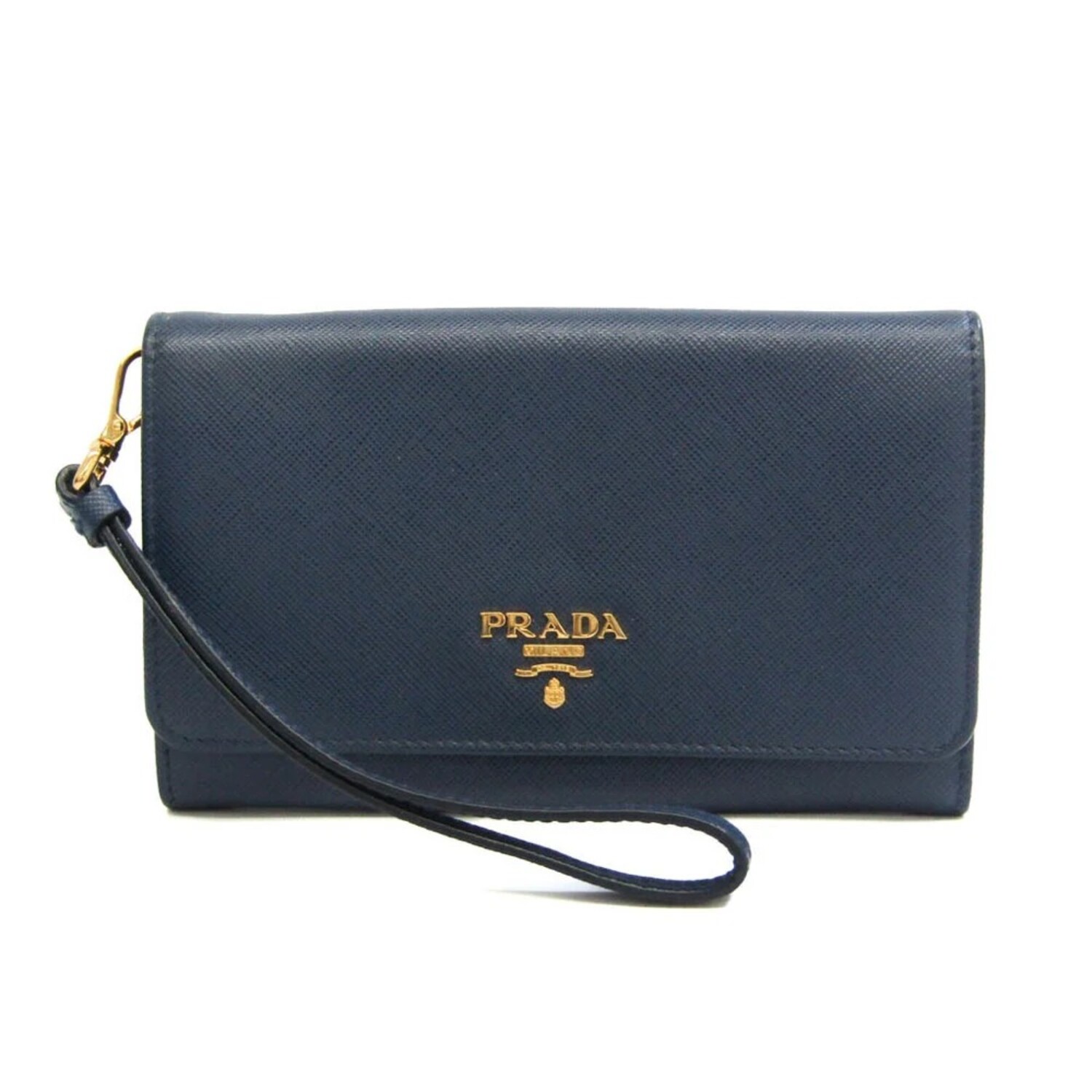 Prada Saffiano Leather Wallet on Chain Crossbody Bag