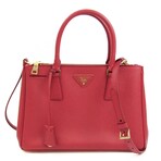 Prada // Saffiano Lux Leather Handbag // Fuoco // Pre-Owned