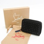 Christian Louboutin // Leather Panettone Coin Purse // Black // Pre-Owned