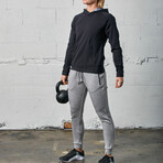 Gender Neutral Everyday Tech Jogger // Heather Gray (M)