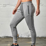 Gender Neutral Everyday Tech Jogger // Heather Gray (M)