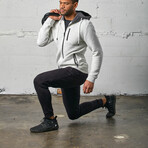 Men's All-Day Zip Hoodie // Oatmeal (XS)