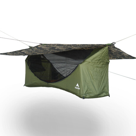 Haven Tent with insulated pad // Forest Camo