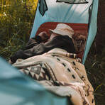 Haven Tent with insulated pad // Sky Blue