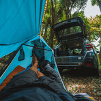 Haven Tent with insulated pad // Sky Blue