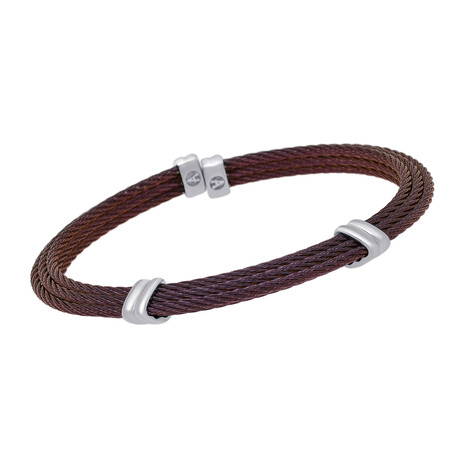 Stainless Steel Cable Bracelet // 7" // Store Display