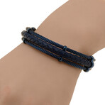 Stainless Steel Layered Bracelet // 8" // Store Display