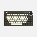 Azio FOQO Pro Keyboard, Olive Green Light with Brown switches