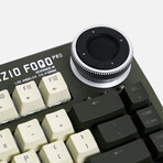 Azio FOQO Pro Keyboard, Olive Green Light with Brown switches