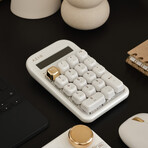 Azio IZO NumPad / Calculator with Blue switch (White Blossom)