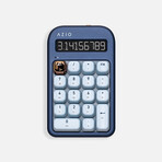 Azio IZO NumPad / Calculator with Blue switch (White Blossom)