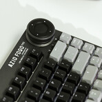 Azio FOQO Pro Keyboard, Space Grey Dark with Brown switches