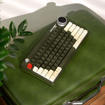 Azio FOQO Pro Keyboard, Olive Green Dark with Brown switches