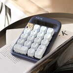 Azio IZO NumPad / Calculator with Blue switch (White Blossom)