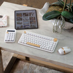 Azio IZO Keyboard with Blue switch (White Blossom)