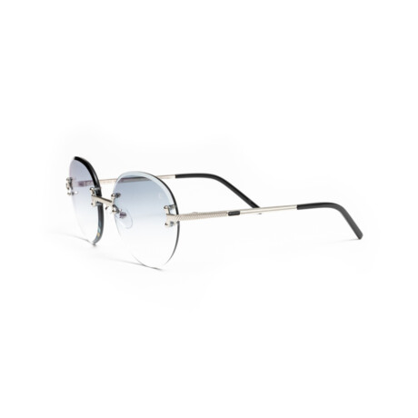 Unisex Vintage Classic C Sunglasses // Silver + Gray