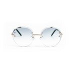 Unisex Vintage Classic C Sunglasses // Silver + Gray