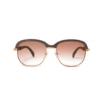 Men's High Roller Sunglasses // Gray Wood + 18k Gold