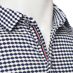 ZinoVizo // Exbury Polo Shirts // Navy + White (M)