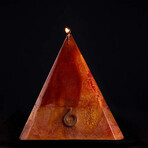 Fire Opal + Copal Crystal Candle