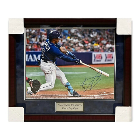 Wander Franco // Tampa Bay Rays // Autographed Photograph + Framed