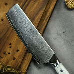Suraisu Murakami // Nakiri Chef Knife // 7 inch (Color: White Handle)