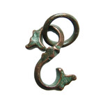 Roman S-shaped serpent clasp // 2nd - 4th Century AD
