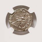 Roman Silver Coin of Caracalla // 198-217 AD