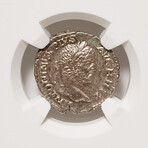 Roman Silver Coin of Caracalla // 198-217 AD